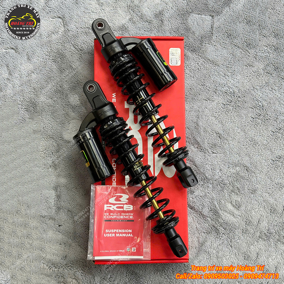 Phuộc bình dầu Racing Boy MB2 ti vàng cho xe SHVN 2012-2020